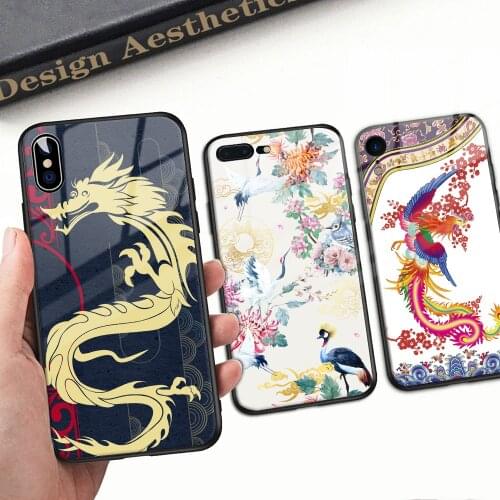 Tempered Glass Phone Case For iPhone XR X 7 8 6 6S Plus XS Max 11 12 Pro Max 12 Mini Tempered Glass Cover Soft TPU Edge Cover