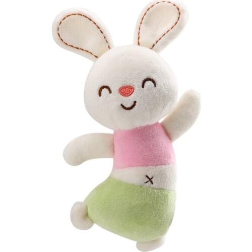 Baby Toys 0-2 Year Old Dancing Doll Hand Ring Bell Bunny Dog Deer Elephant