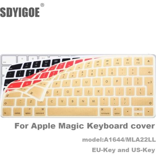 For Apple Bluetooth Wireless keybord MLA22LL/ A1644 IMAC Magic Keyboard cover Protector Silicone Cover US/EU Version