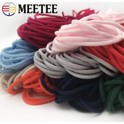 20/50M 3mm Color Ear Strap Elastic Rope Disposable Nylon Round 3MM Elastic Band Rubber Elasticity Line DIY Ear Hang Spring Cord