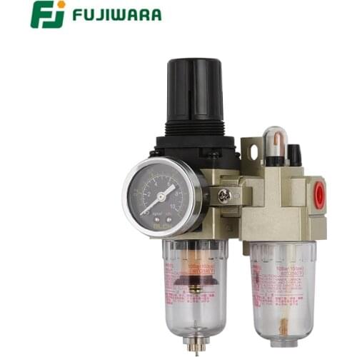 FUJIWARA 1/4 Oil-water Spseparator Filter Regulator Trap Filter Airbrush for Compressor