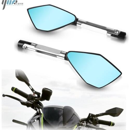 Motorcycle CNC Aluminum Rear View Rearview Mirrors Side Mirror For Kawasaki ZX10R ZX14R ZX6R/636 ZZR/ZX1400 Ninja H2R 650 ABS