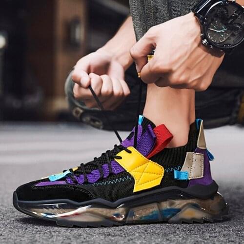 New autumn high-end atmosphere cushion large size trendy men casual shoes fashion comfortable breathable