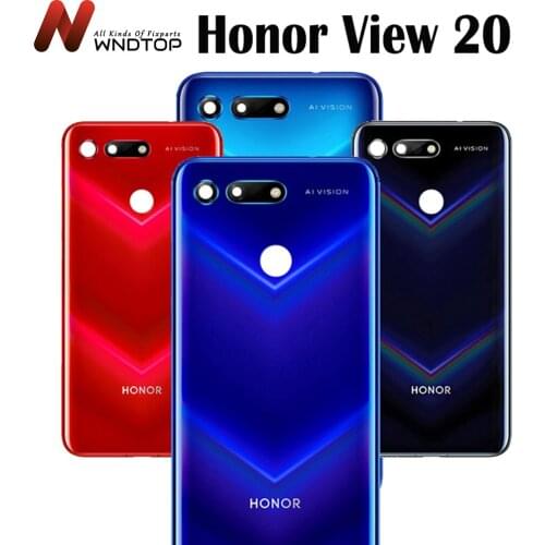 New 6.4" For Huawei Honor View 20 Battery Cover Door Back Housing Rear Case For Honor V20 Battery Case Replacement Parts V20