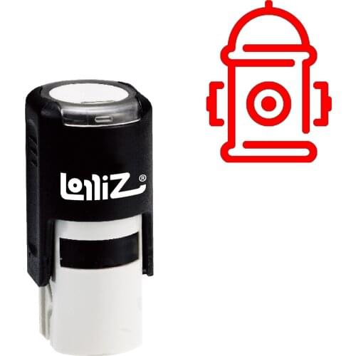 LolliZ Hydrant Self-Inking Rubber Stamp - Modern Symbol Series