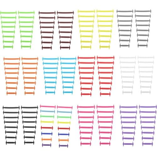 Silicone no tie shoelaces Elastic Shoe Laces Silicone Waterproof Laces Child Adult No Tie Shoelaces Strings Unisex Shoe Laces