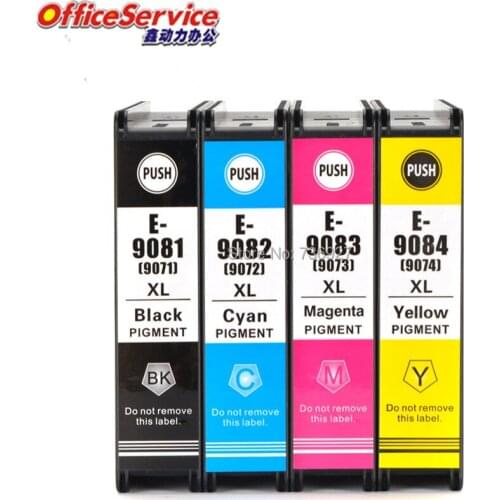 T9081 T9082 T9083 T9084 Compatible Ink Cartridges For Epson WorkForce Pro WF-6090DW WF-6590DWF inkjet printer,T9071-T9074