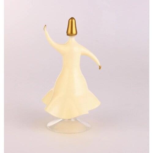 Glass Whirling Dervish-Cream 423554409