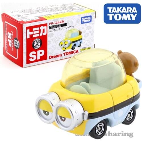 Takara Tomy Tomica Dream SP Minion Bob (Pajamas Ver.) Car Kids Toys Motor Vehicle Diecast Metal Model