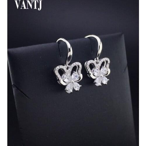 VANTJ Real10K Gold Earring Sterling Moissanite Oval 3*4mm DF Color Fine Jewelry For Women Engagement Wedding Party Gift