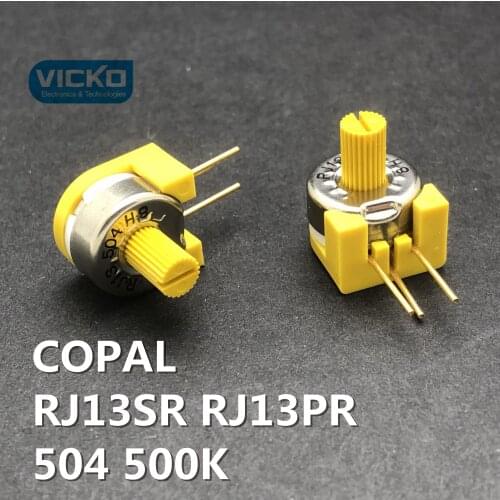 JAPAN COPAL precision single potentiometer RJ13 504 RJ-13PR 500K RJ-13SR 500K RJ13SR 504 switch