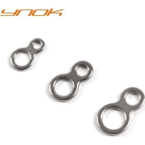 Ocean Boat Jigging Fishing Snap Connector Stainless Steel Seamless Eight Ring Lures Fishing Swivel Accessories