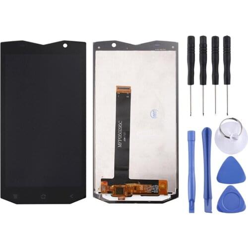 LCD Screen and Digitizer Full Assembly for Blackview BV8000 Pro(Black)