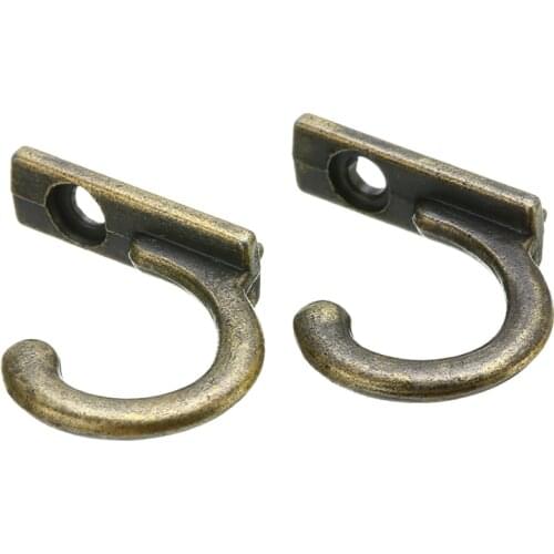 10Pcs Antique Wall Hooks Mounted Hooks Wall Key Holder Coat Hanger Decorative Hanging Hooks for Door Wall