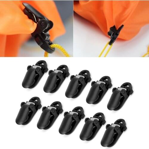 10Pcs tent awning canopy clamp tarp clip snap canvas anchor gripper Caravan jaw grip trap Tighten tool outdoor camp hike kit