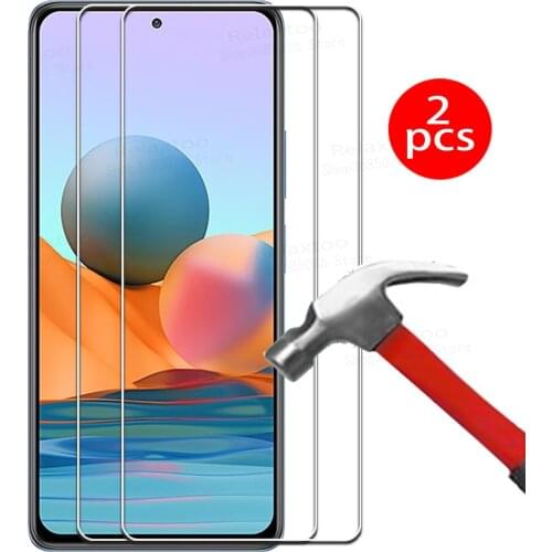 2PCS protective glass for xiaomi redmi note 10 pro max 10s 10pro Tempered glass for redmi note10 note10pro protective glas films