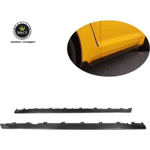 2015-17 GT350 style carbon fiber side skirts for FORD Mustang