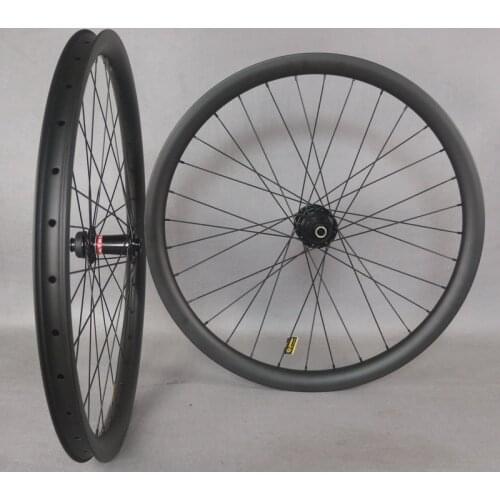 27.5er Boost MTB AM Wheelset 35X35 Tubeless UD Matte Rim With D791SB-B15/D902SB-B12 Center Lock Hub