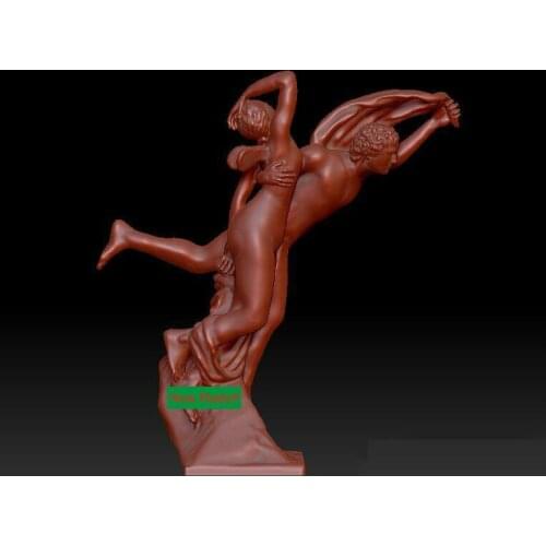 3D model relief STL models file format Goddess of mercy Cupid and Psyche