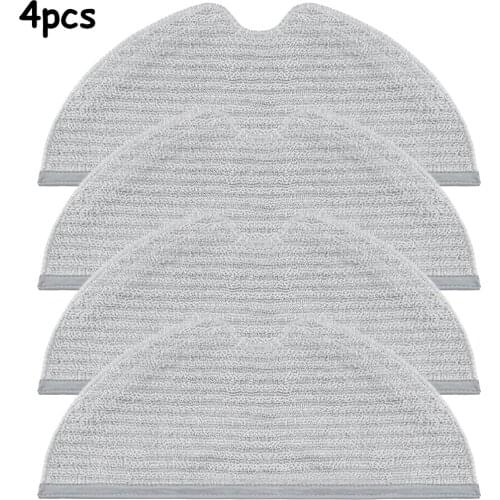 4*Mop Cloth For TROUVER Finder RLS3 Robotic Vacuum Cleaner Parts Kits Household Cleaning Accessories