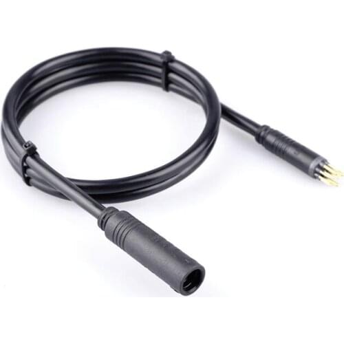 9 Pin Cable Extension Cord for Q100 Wheel Motor Electric Bike Front Rear hub motor Wire 250W 350W 500W Conversion Kit 1200MM