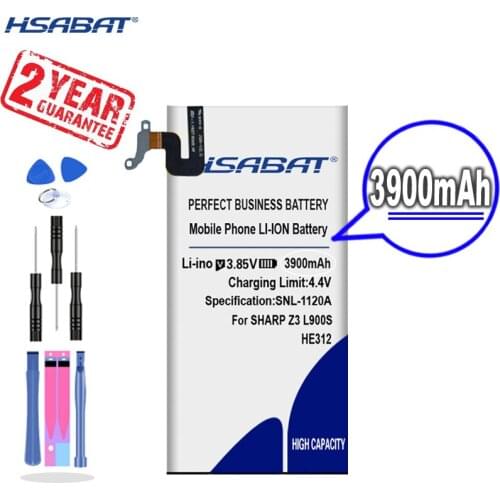 New Arrival [ HSABAT ] 3500mAh HE312 HE309 Replacement Battery for SHARP Z3 L900S FS8009