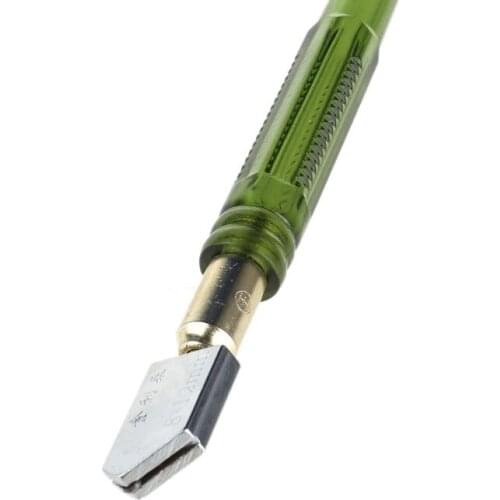 Diamond Tip Antislip Carbide Metal Plastic Handle Oil Feed Glass Cutter Tools