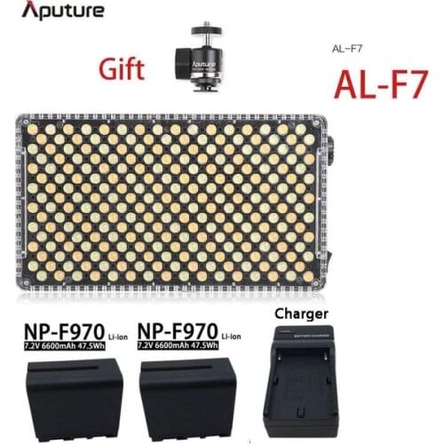 Aputure Amaran AL-F7 Bi-Color Temperature 3200-9500K CRI/TLCI 95+ 256Pcs Led Panel Versatile Camera LED Studio Video Light AL F7