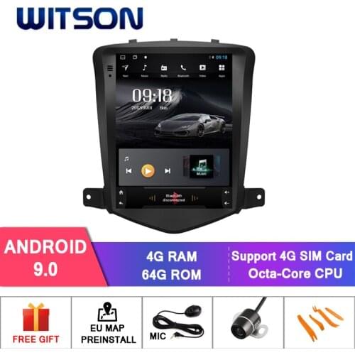 WITSON Vertical Screen car dvd with GPS 4GB RAM+64G ROM For CHEVROLET CRUZE 2008-2011 car GPS radio car audio player