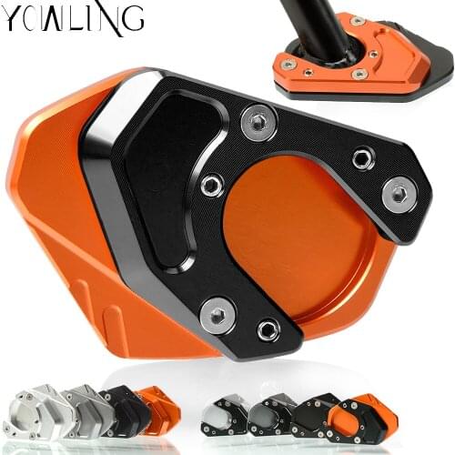 For 125 200 390 690 RC125 RC200 RC390 690 Enduro R SMC 990 Adventure Kickstand Side Stand Plate Pad Enlarge Extension