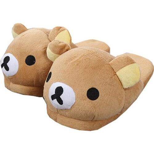 Bear Home Cotton Slippers Cotton girl slippers for children slippers household floor lovers cute elephant shoes home indoor