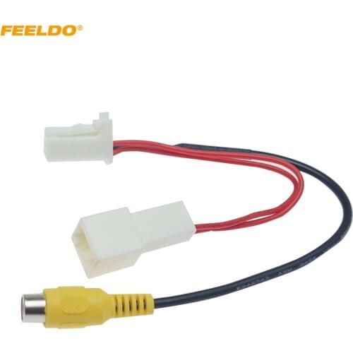 FEELDO Car Rear Camera Video Plug Converter Cable Adapter For Dongfeng Fengguang 360/370 Parking Reverse Wiring #HQ6106