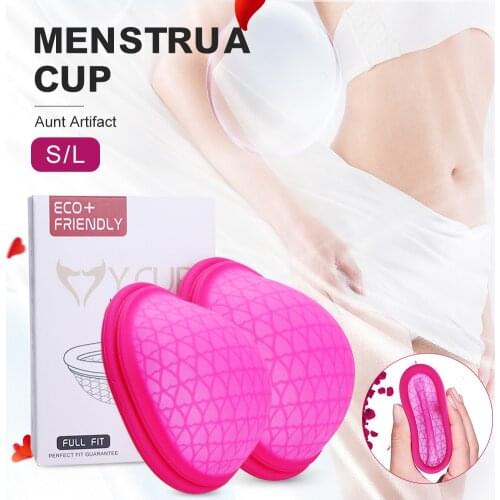 Hot Sale Reusable Disc Flat-fit Design Menstrual Cup with Extra-Thin Sterilizing Silicone Menstrual Disk Tampon/Pad Alternative