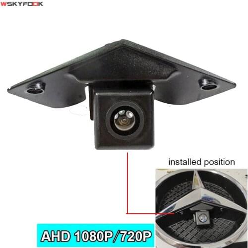 1920*1080P AHD Special Vehicle Logo Mark Emblem Front View Camera For Mercedes Benz Vito Viano A B C E G GL SLK GLK SL Class