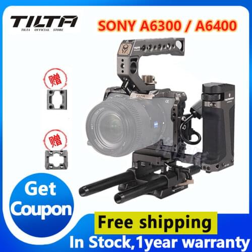Tilta Camera Cage for Sony A6300 / 6400 Universal Tilta Video Recording Kit for Sony Camera FULL Cage