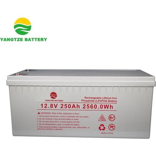 Yangtze 12v 250ah lithium battery solar