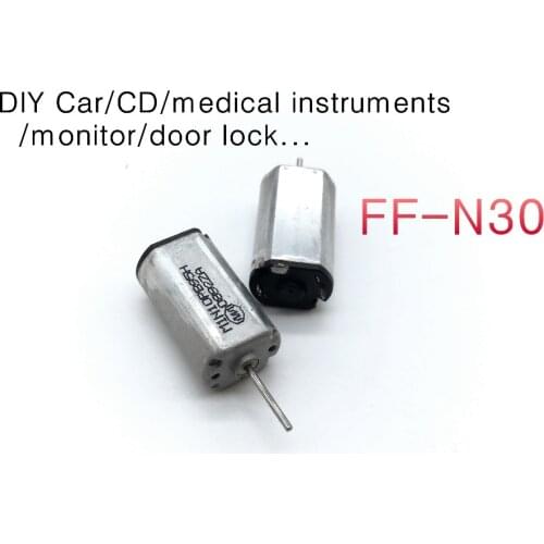 5PCS Micro DC motor FF-N30 high speed motor 2.5V 5600RPM Car/CD/medical instruments/monitor/door lock motor (FF-N30VB-09210)