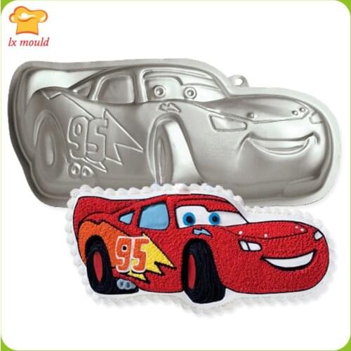 Cars cartoon mold Creative cake mold cake mold aluminum alloy car