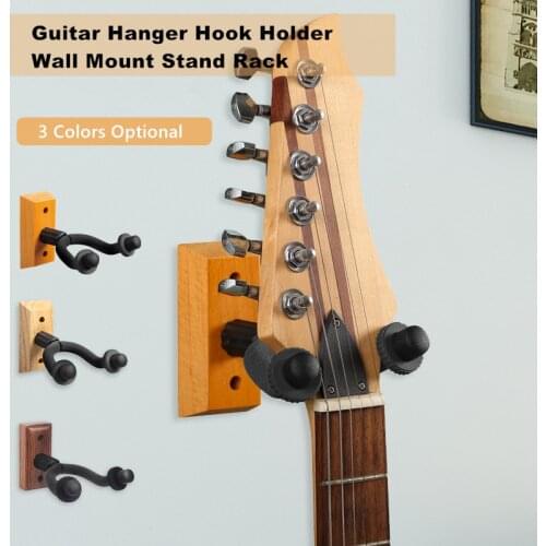 1Pc Wall-mounted Guitar Hook Hanger Anti-slip Bass Display Stand Ukulele Instrument Accessories