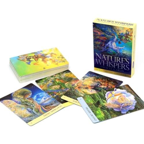 Natures Whispers Oracle 50 Cards Deck English Tarots Divination Fate Family Party Board Game
