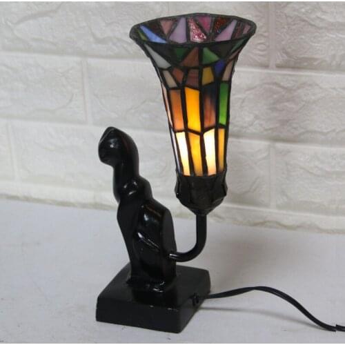Tiffany Table Lamp E27 Baroque Bedroom Bedside Lamp Creative Fashion Retro Table Lamp