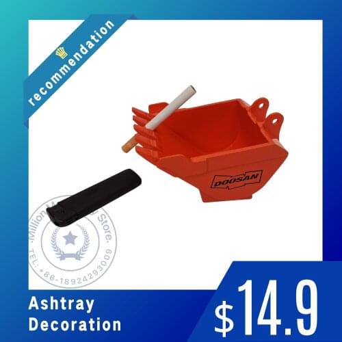 For DOOSAN DH DX DAEWOO CAT KOBELCO SK EC HITACHI ZX Interior parts Ashtray Decoration Excavator Accessories