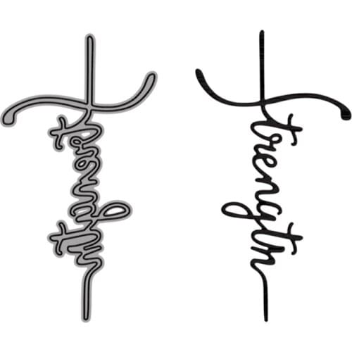 Cutting Dies Strength Irregular Shape Words Sentence For DIY Scrapbooking Embossing Album Paper Cards Dies 2021 New