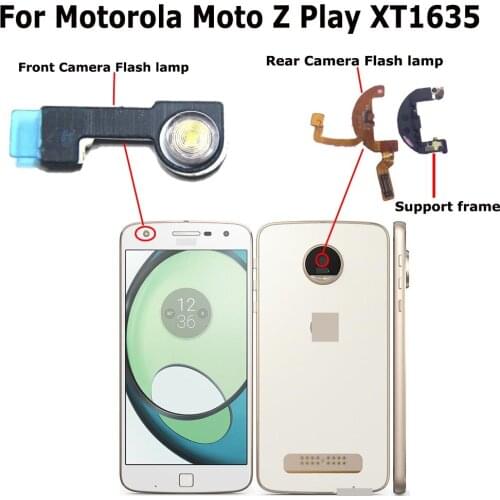 Shyueda Wholesale Orig For Motorola Moto Z Play XT1635 Front / Rear Back Camera Flash lamp Flex Cable Replacement Part