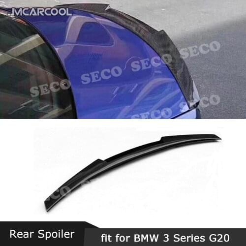 For BMW 3 Series G20 320i 330i Spoiler 2019-2020 Carbon Fiber Rear Boot Spoiler Wings Car Styling