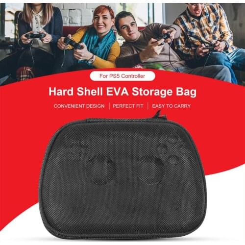 Game Console Handle Storage Bag Gamepad Case For PS5 Large Capacity One-shoulder Cloth Package Games Accessories