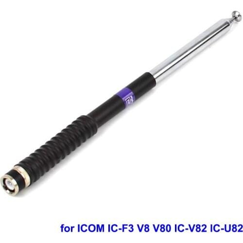 Gain Telescopic BNC VHF Antenna for ICOM V8 V80 IC-V82 IC-U82 W32 IC-F3 F11 F14 F15 F16 Kenwood TK300 TK360 TK370 TK370G