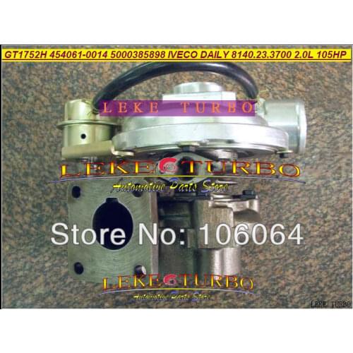Turbo GT1752H 454061 454061-0014 454061-5014S 5000385898 5.000.385.898 For IVECO DAILY 8140233700 8140.23.3700 2.0L 105HP