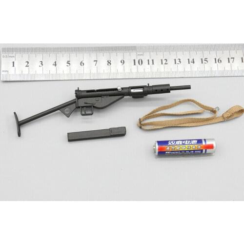 UD9005 1/6th WWII British Army Locomotive Courier Plastic Sten Gun Model for 12"