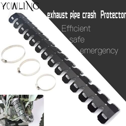 Exhaust Pipe Header Heat Wrap Aluminum Shield Guard Cover for Motorcycle for BMW R 1200 GS F800GS F700GS F650GS R1200GS Adv